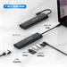 SWISSTEN USB-C HUB 7-IN-1 (USB-C 100W, HDMI 4K, 1x USB-A 3.0, 2x USB-A 2.0, SD, MICRO SD) ALUMINIUM